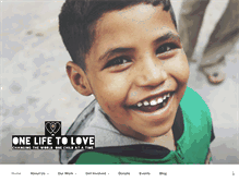 Tablet Screenshot of onelife2love.org